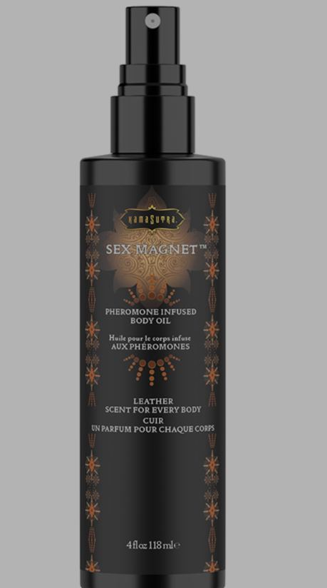 Men's Body Oil Spray-Leather scented