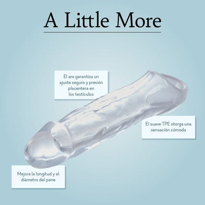 A Little More 7.5" Penis Extender Infographic Spanish Pure Romance