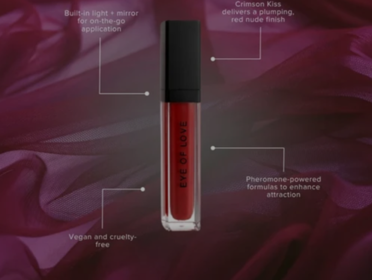 Matchmaker Pheromone Lip Gloss Plumping Crimson Kiss