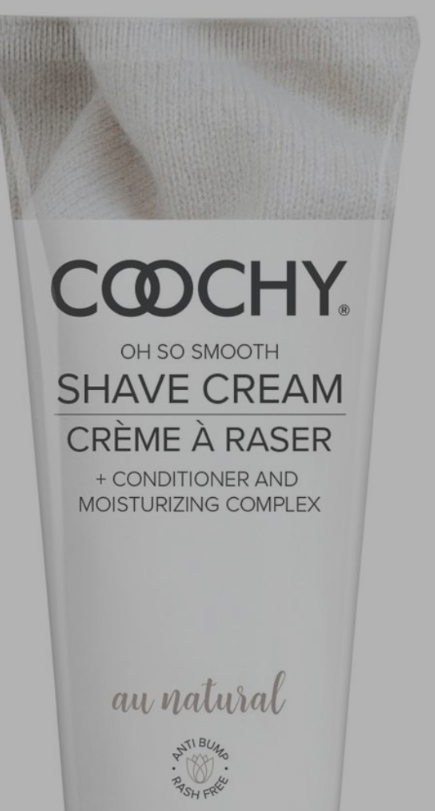 Coochy Shave Cream Au Natural 7.2oz * No scent