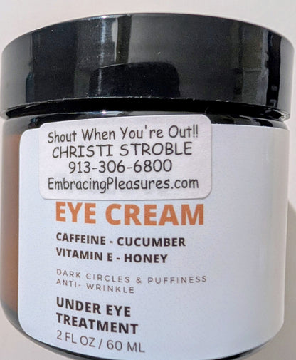 Eye Cream Infused Caffeine,Honey,Vitamin E,Cucumber