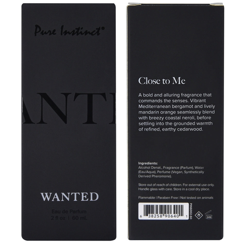 Wanted *Men's Pheromone cologne 2oz