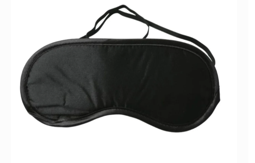 Black Satin Blindfold